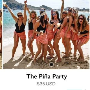 The Piña Party pineapple sarong